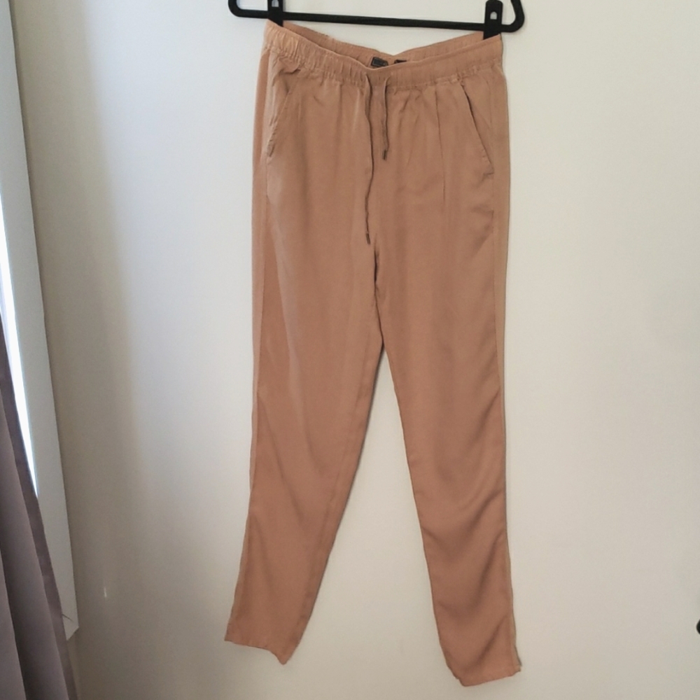 Women's Tan Tapered Pants